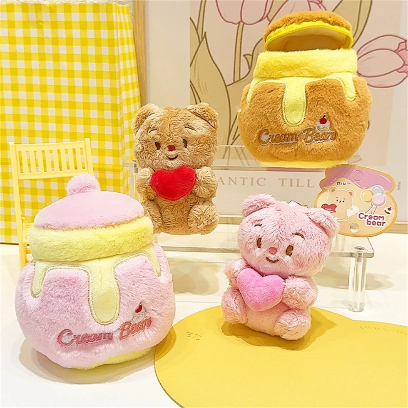 Sweet Bear and Jar Toy Kindergarten Gift Giveaway Teacher Student Award For Boys Girls Wallet Bag Accessories