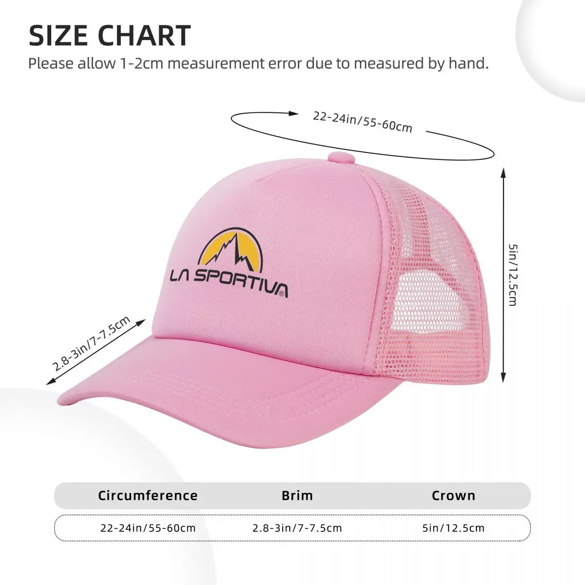 La Sportiva Merch Mesh Baseball Caps Snapback Fashion Baseball Hats Breathable Casual Casquette Outdoor For Men's And Women's