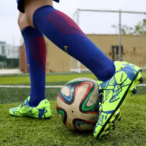 Professional FG/AG Soccer Cleats - Football Boots for Grass Training Outdoor Futsal Sport Footwear