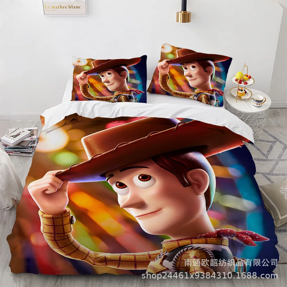 Toy Story Bedding Sets Comforter Quilt Bed Cover Duvet Cover Pillow Case 2-3 Pieces Sets Bedroom Decoration Home Supplies