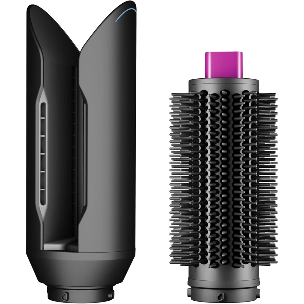 A83G-For Dyson Airwrap HS01 HS05 HS08 Accessories-Upgraded Round Volumizing Brush Attachment And Hair Smooth Attachment