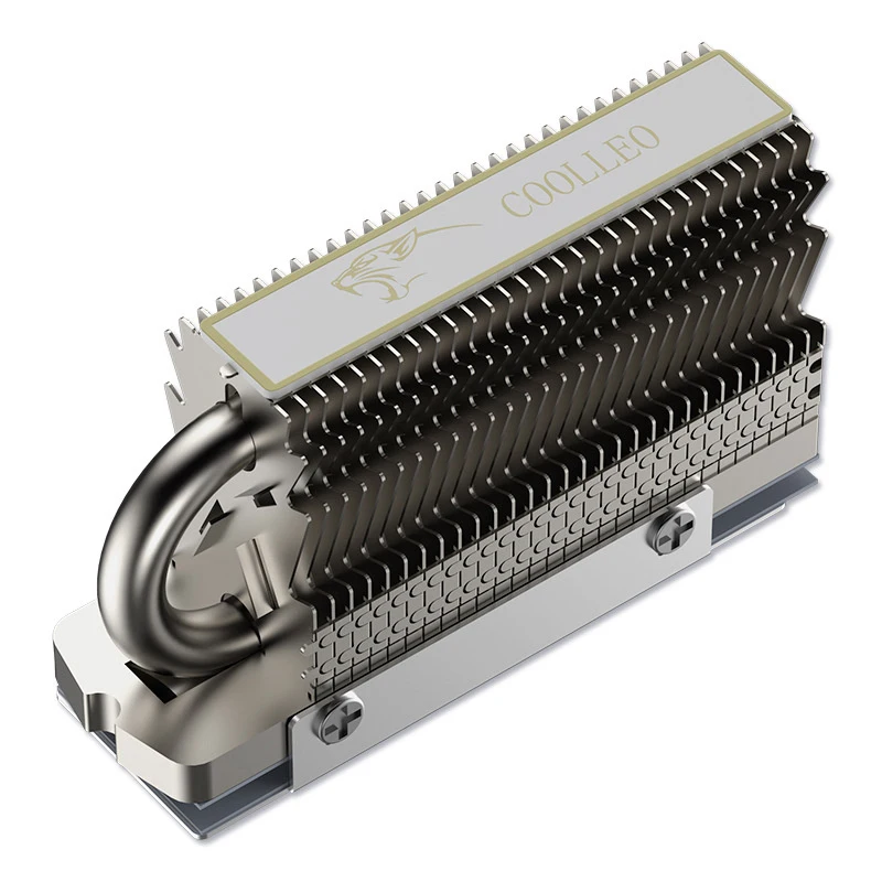 

HR-09 2280 М. 2 твердотельный накопитель AGHP, тепловая труба, радиатор SSD, охладитель, полностью гальванизированный