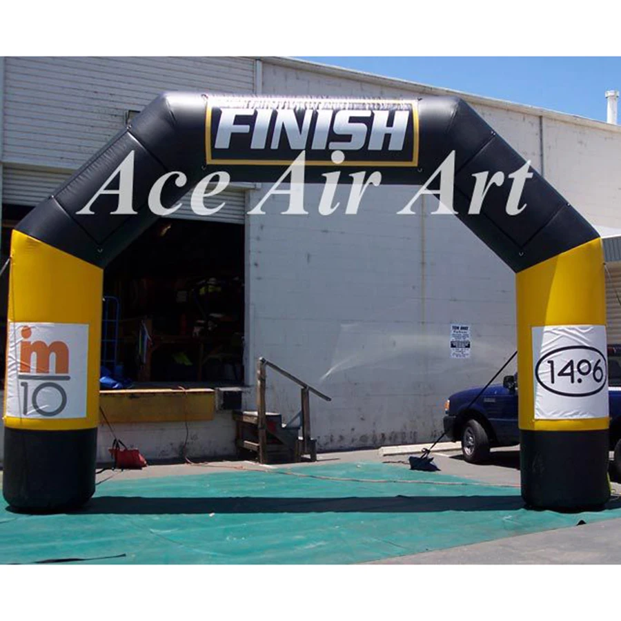 

Fast Delivery Double Start Finish Line Inflatable Racing Tower Arch Entrance Gate for Sports