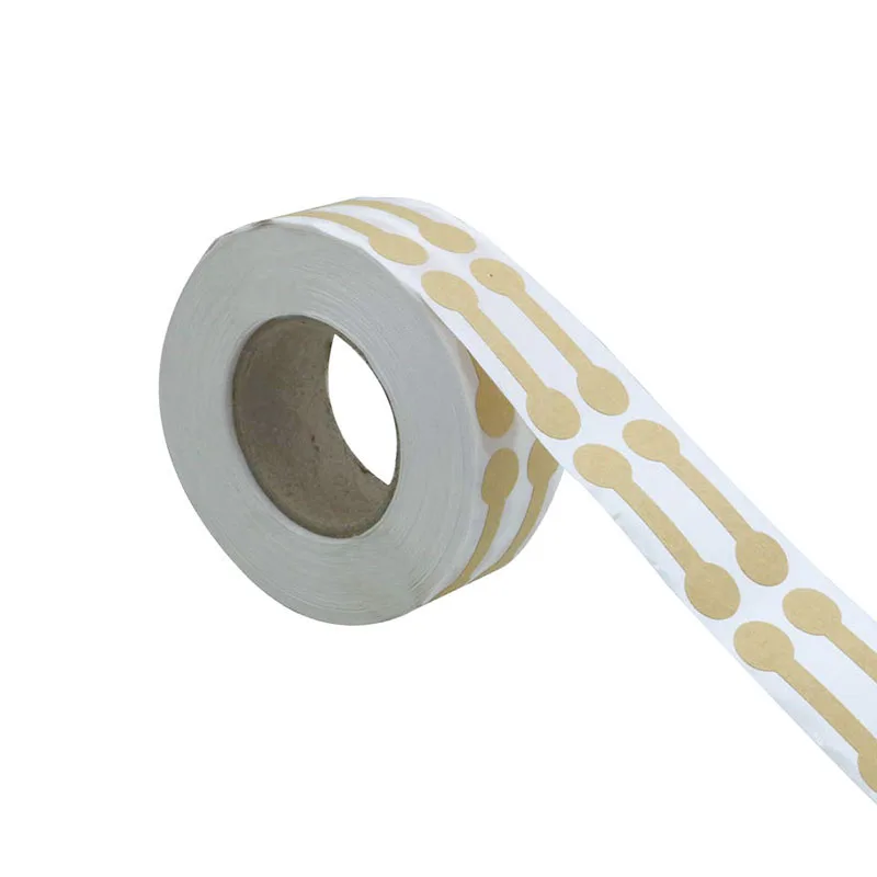 Etichetta per gioielli non riutilizzabile portatile adesivi per etichette etichetta per organizzazione etichetta per anelli orecchini collana bracciale 100-500 pezzi