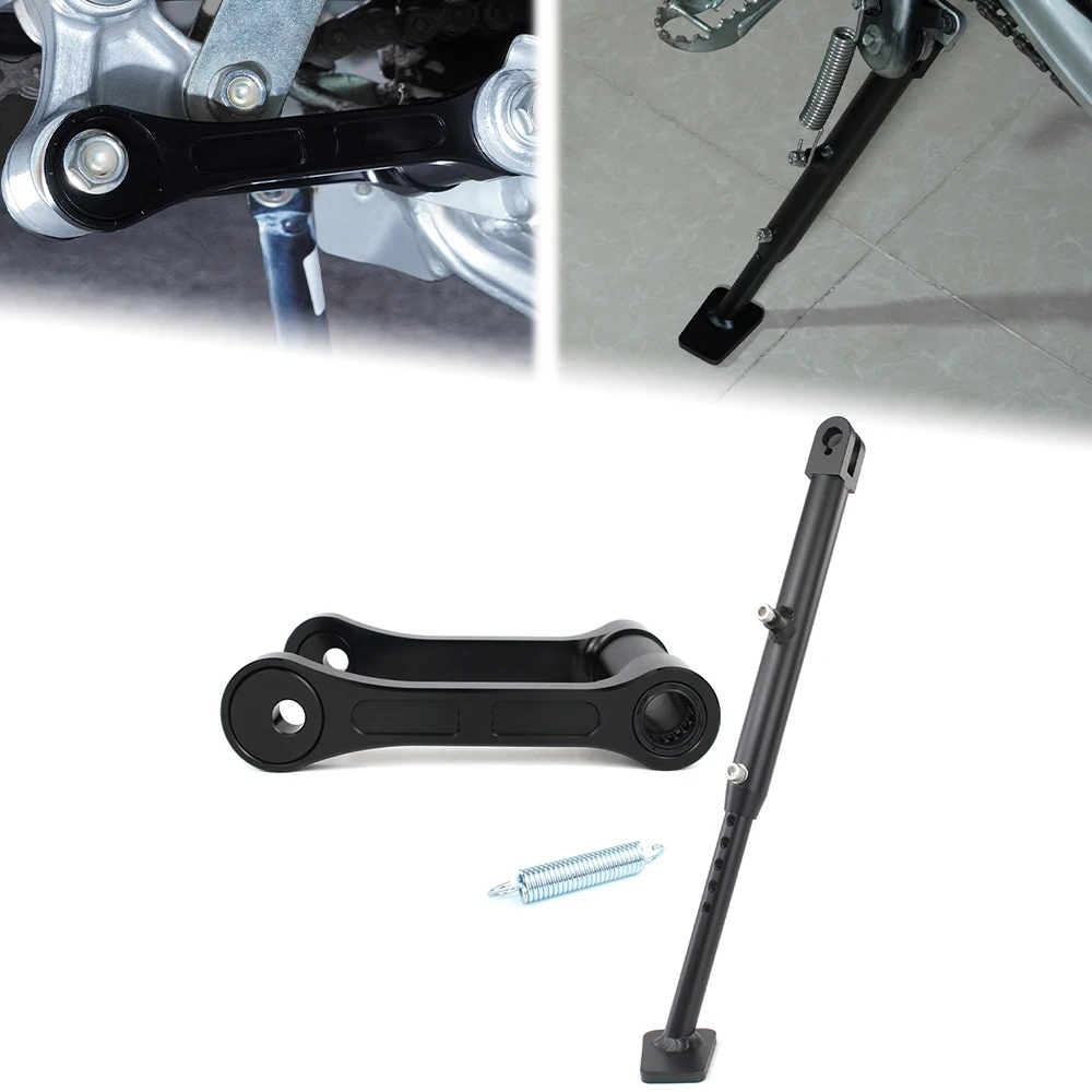 

Fit For Honda CRF250L/ Rally 2012-2020 CRF300L/ Rally 2021-2025 Motorcycle Adjustable Kickstand Side Stand & Rear Lowering Links