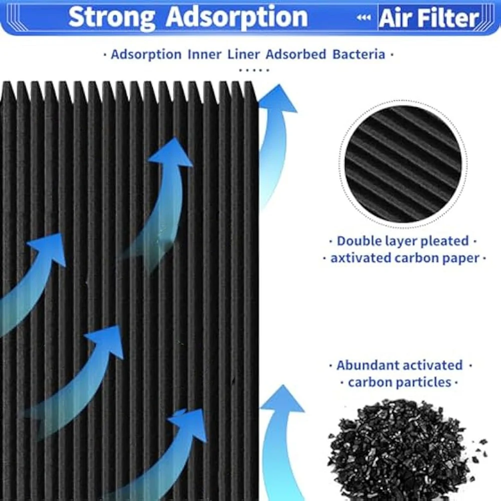 8 Pak penggantian Filter udara kulkas untuk kulkas PAULTRA2 Filter udara kulkas Ultra II