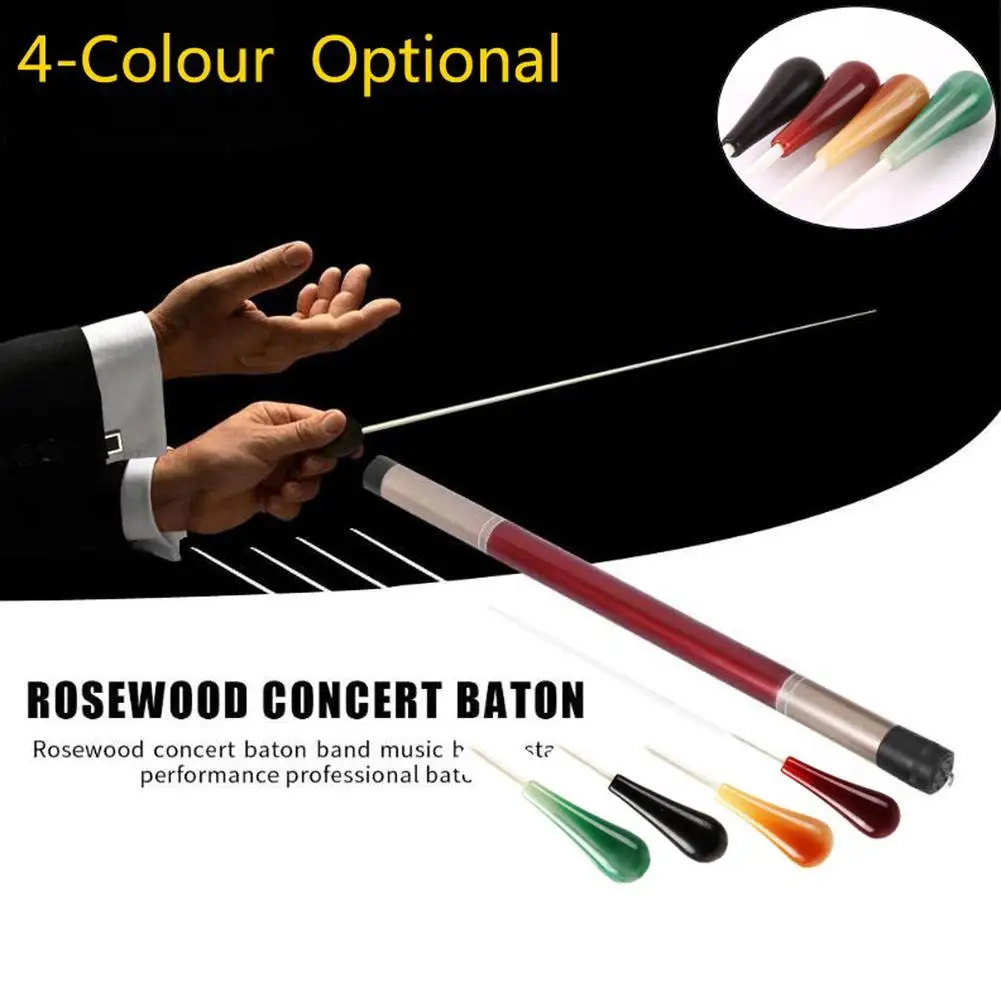 NEW Baton Band Conductor Stick With Storage Tube Rhythm Music Director Conducting Handle Concert Supplies