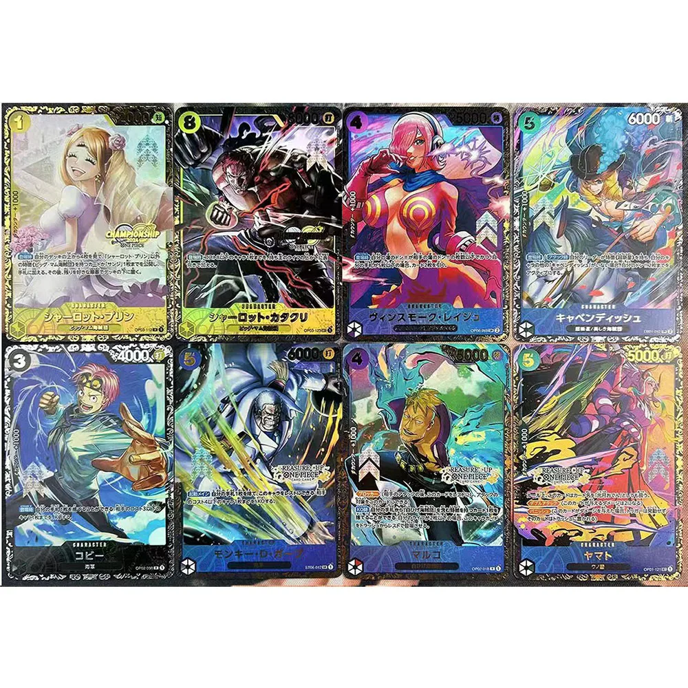 Anime One Piece DIY ACG Nico Robin Boa Vivi Hancock Luffy Boy Games Toys Battle Collectible Cards Birthday Gifts Board Game