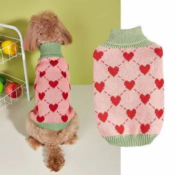 10 best sales Áo len hình trái tim cho chó - №9