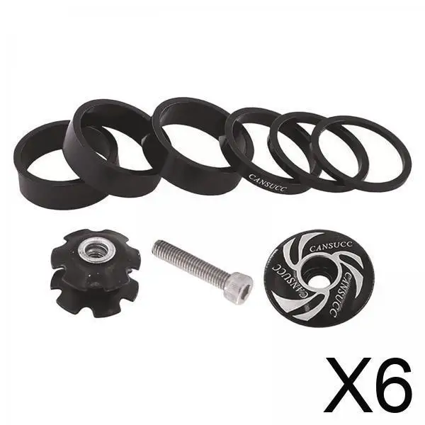 

Проставка для гарнитуры 6x1 1/8 дюйма с верхней крышкой, черный комплект гарнитуры