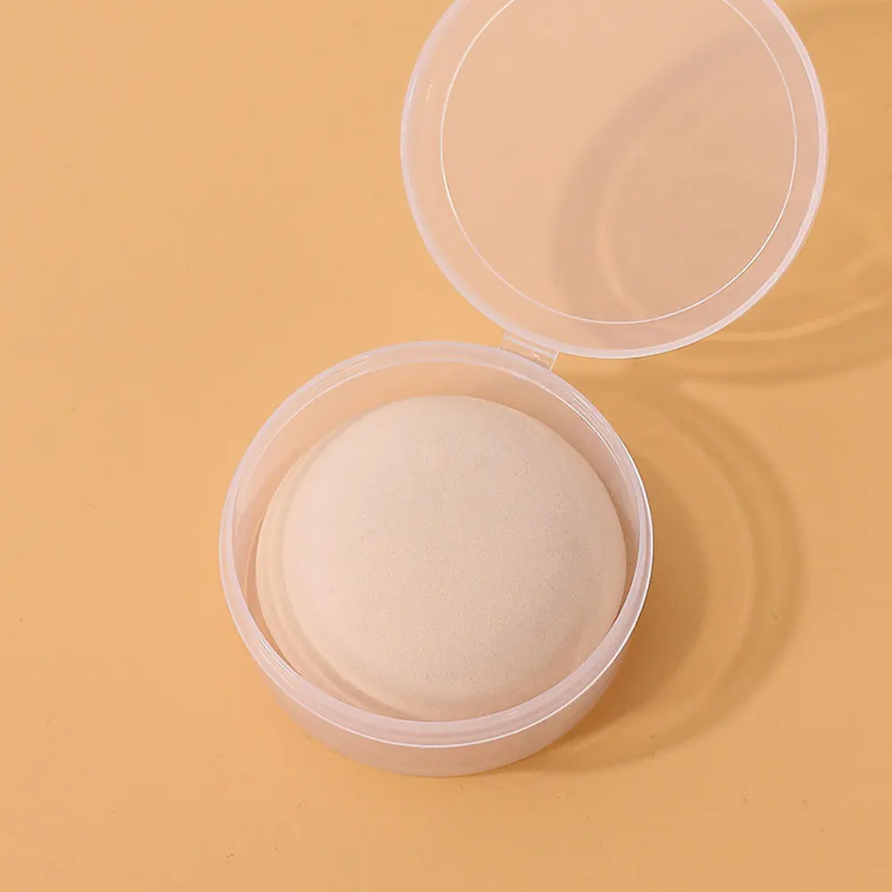 

6Pcs Powder Fan-Shaped Durable Makeup Puff Dual Use Compact Portable Puff Beauty Makeup Tools