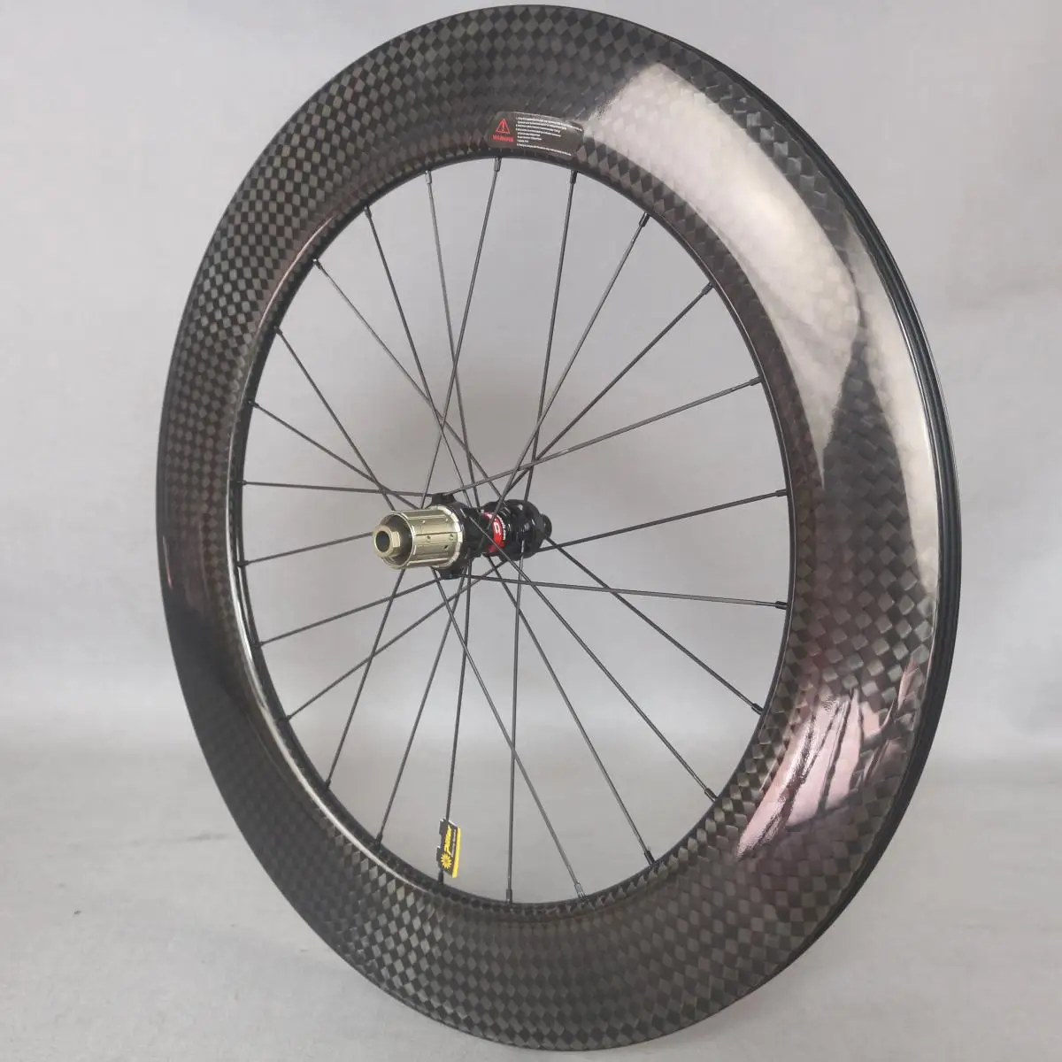 88C Disc Brake Road Bicycle Wheelset 700 C12k Plain Carbon Cutter Wheel Set Full Carbon Ring