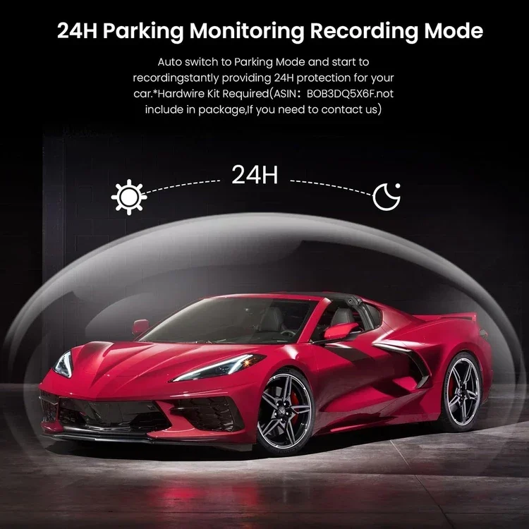 4K Black Box Wifi HD Car Recorder 2-channel car recorder Real-time recording of driving conditions car accessories