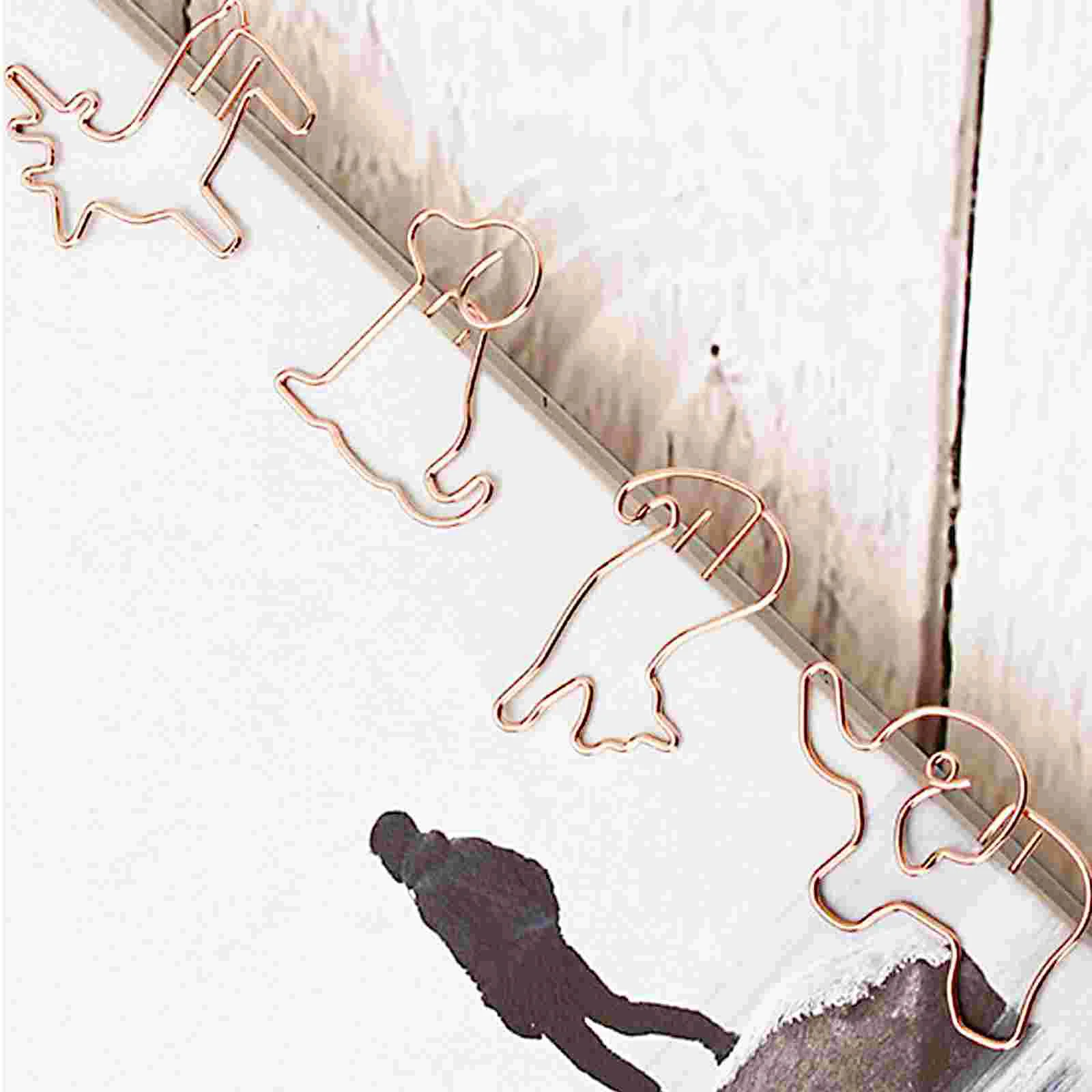 Office Supplies Cat Paper Clip Animal Shape Clips Metal Bookmark Student Use Large