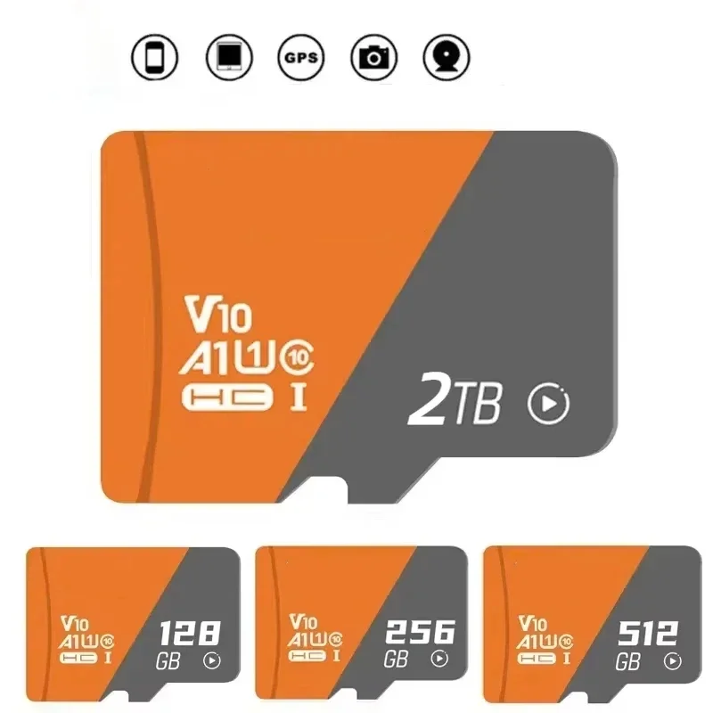 Original 2TB Hochgeschwindigkeits-TF/SD-Karte Speicherkarte TF SD Ultra Schnelles Lesen und Schreiben 1TB Mini-Speicherkarte Klasse 10 für Kamera/Telefon