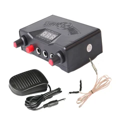 Professional Digital LCD Tattoo Power Supply Kits With Foot Pedal Tattoo Supplies And Accessories For Rotary & Coil Tattoo Gun