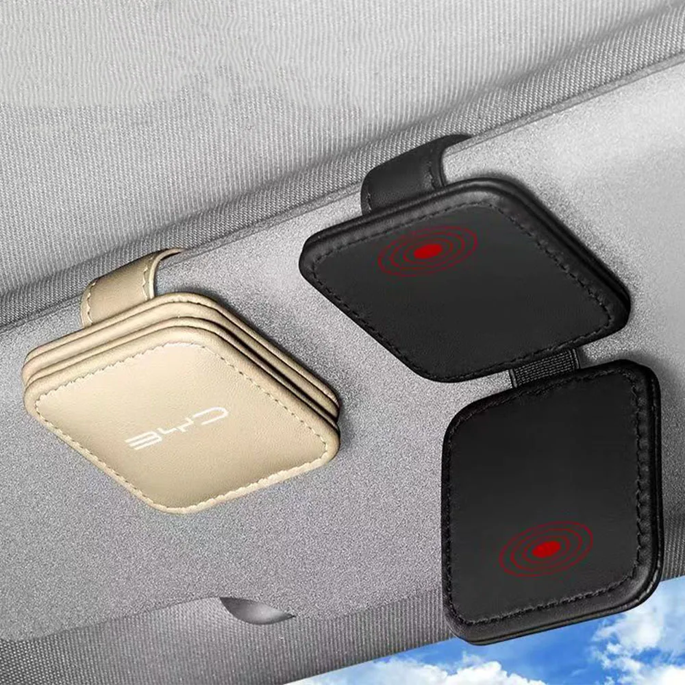 Car Eyeglass Holder Glasses Storage Clip Auto Accessories For BYD Atto 3 Act Tang F3 E6 Yuan Song Plus EV F0 Qin Han Dolphin S6