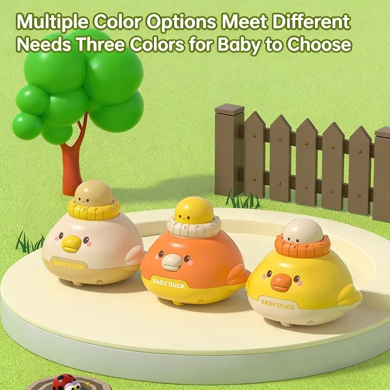 Baby Toy Car Press Inertia Sliding Cartoon Car Cute Chick Early Childhood Education Toy Color Cognition Parent-child Interaction