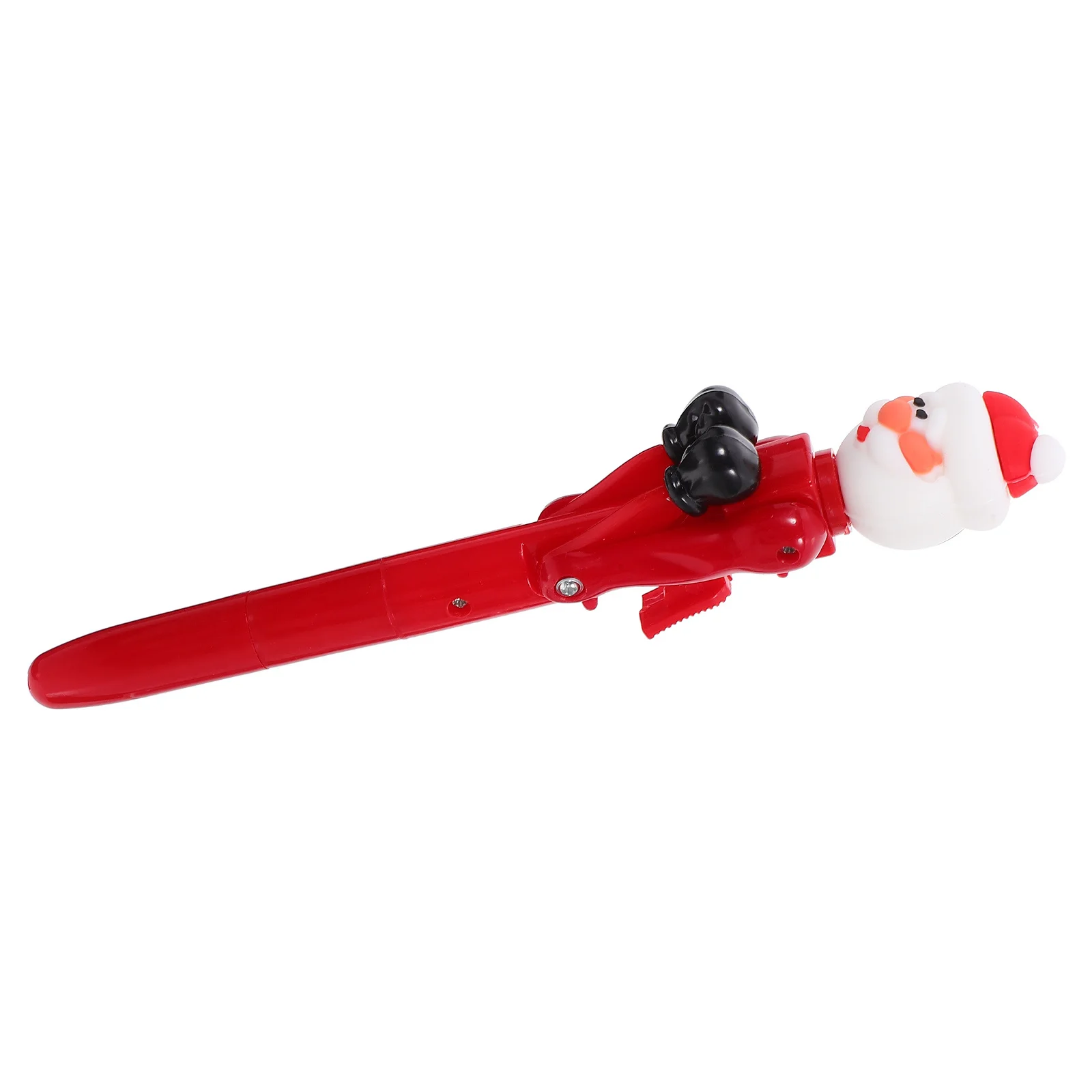 

Ballpoint Pen Santa Claus Xmas Decor Silicone Plastic Material Portable Refillable Ink Writing Stationery Smooth Office School