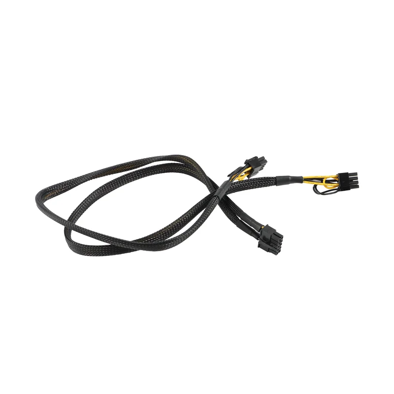 2X 10 Pin To Dual PCI-E 8 Pin(6+2) Graphics Card Power Supply Cable For HP Proliant DL380 G6 G7 Server Motherboard 60Cm