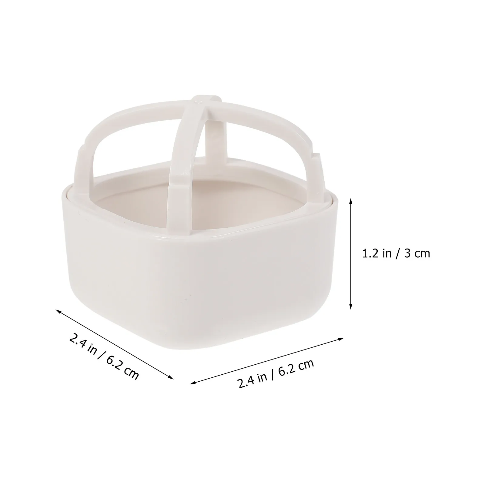 5Pcs Eco Friendly ABS Makeup Sponge Holder Beauty Tool Dryer Puff Display Stand Reusable Powder Puff Container Desk Organizer