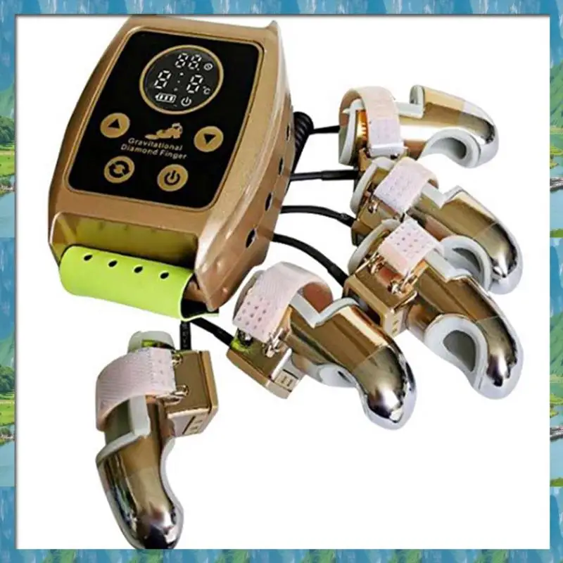 1 قطعة تردد الراديو مكركرنت الذهبي فنجر RF EMS جهاز تجميل الوجه رفع الجسم مدلك سبائك الذهب + سيليكون #1