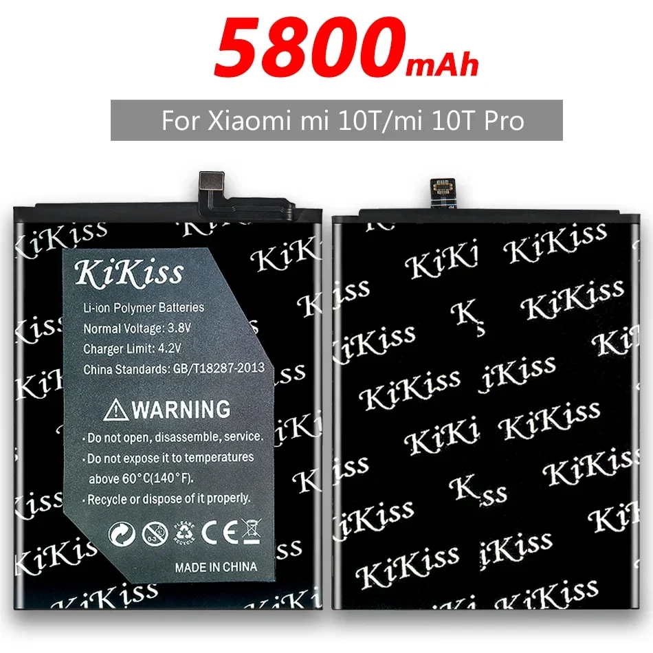 Kikiss batterie bm53 5800mah für xiaomi 10t 10t pro 10tpro bateria