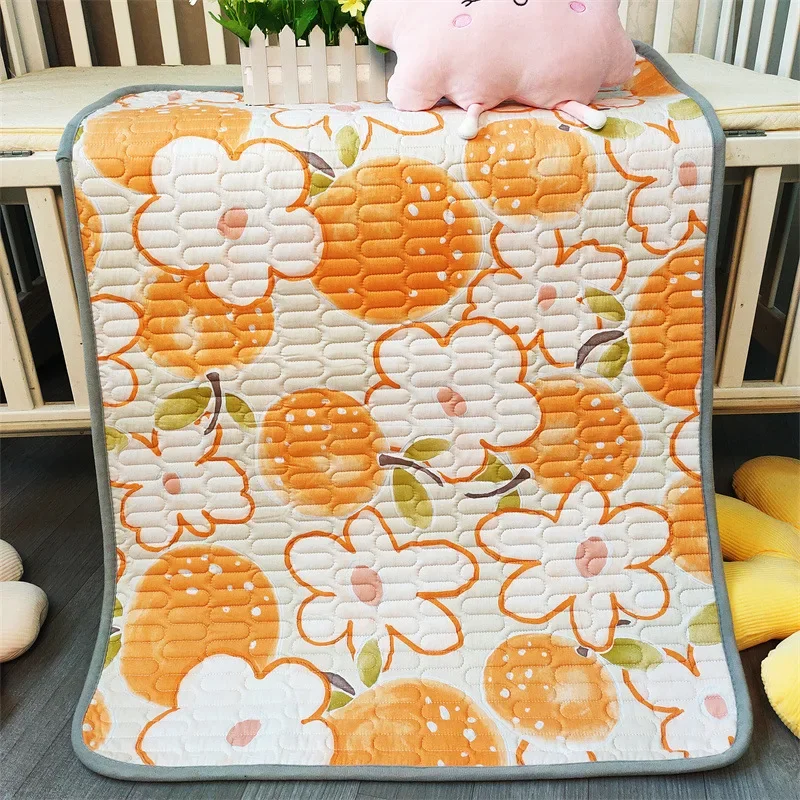 Baby Crib Mattress Newborn Urine Pad Waterproof Protection Changing Mat Infants Bed Sleeping Toddler Nappy Pad Bedding 100x70cm