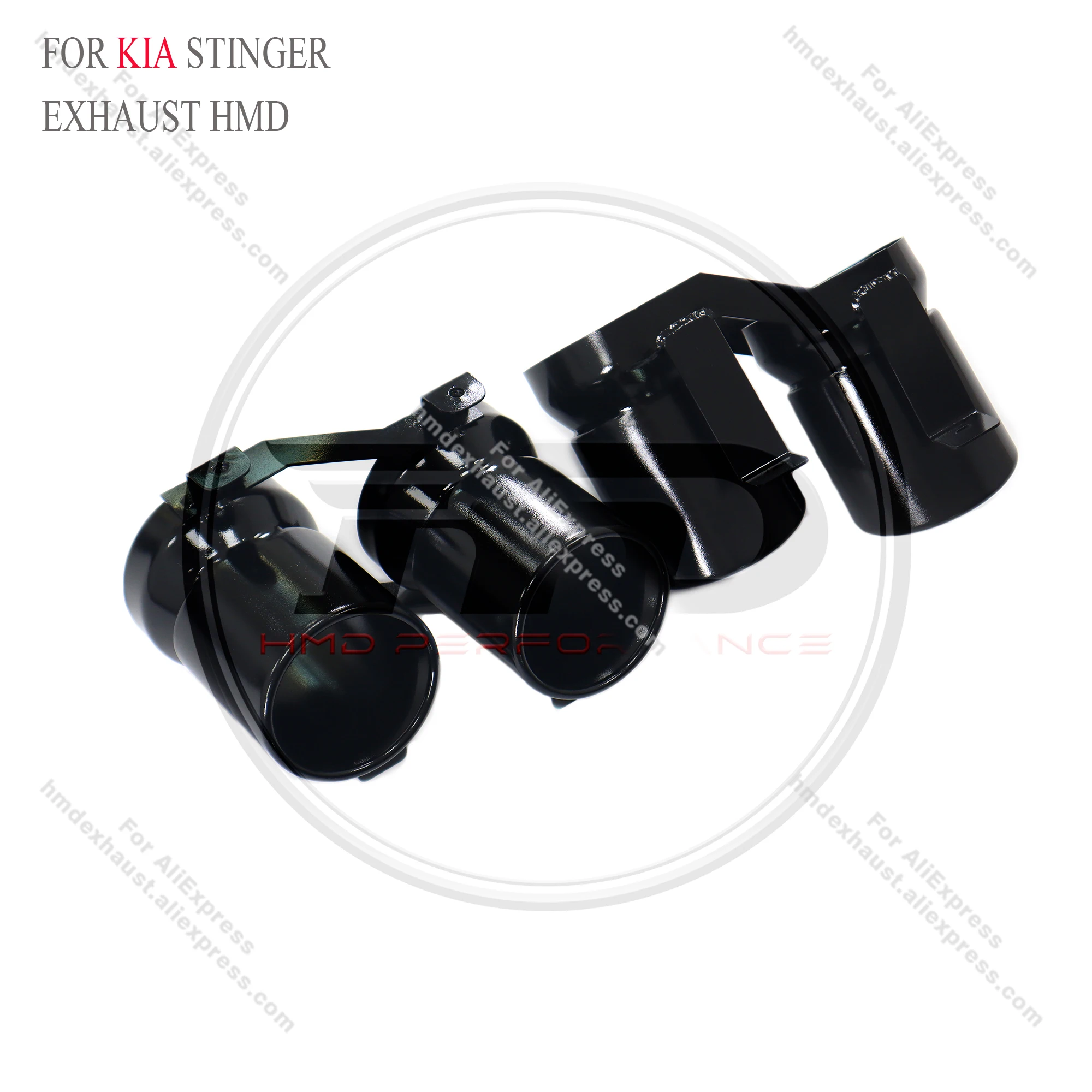 

black tips for Kia Stinger HMD Exhaust System Performance Quality certification