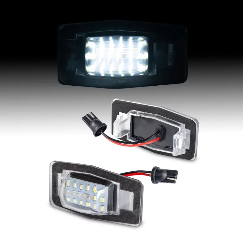 

2pcs White Car LED License Plate Light For Ford Escape 2001 2002 2003-2007 Mercury Mariner 2005-2007 Car-Styling Number Lamps