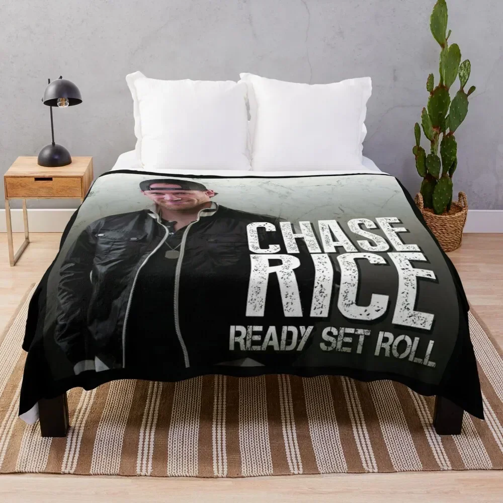 

Chase Rice ready set roll Throw Blanket Lightweight Warm Blanket for Travel Camping