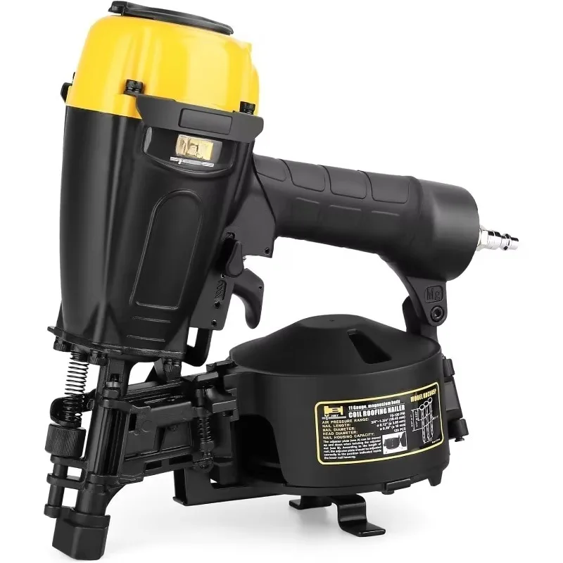 

ПОПУЛЯРНЫЙ HBCN45P катушечный кровельный гвоздезабиватель с магниевым корпусом 11 GA кровельный гвоздезабивной пистолет