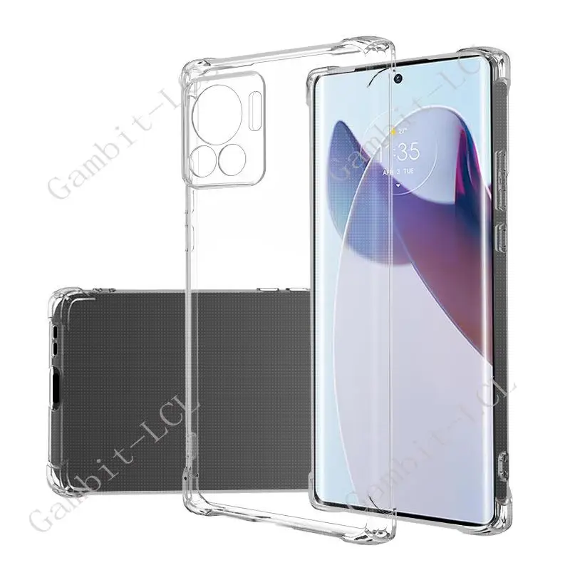 Soft  TPU Case For Motorola Edge 30 Ultra Moto X30 Pro S30 Neo G22 G82 G42 G41 G52 G60 G51 E32 Clear Transparent Protector Cover
