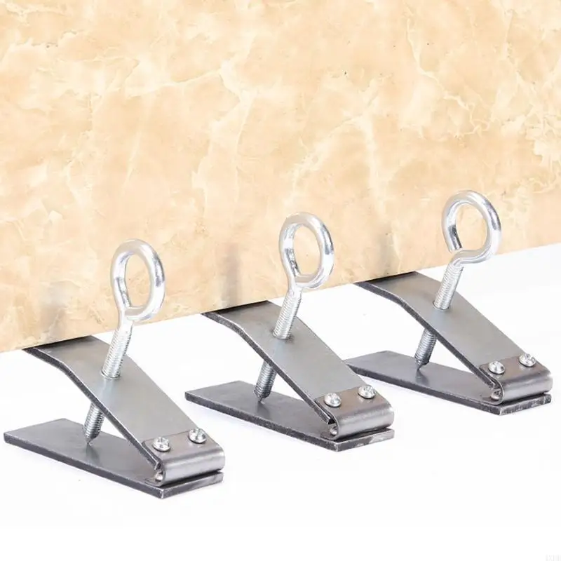 

4XFD Wall Tile Height Locator Ceramic Regulator 1-5.5CM Galvanized Steel Adjustable