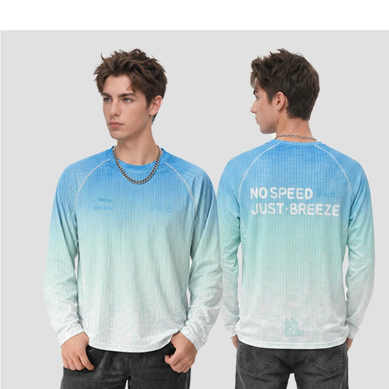 MKEW Unisex-Radtrikot im Casual-Stil, atmungsaktive, lockere Damenbekleidung, nicht schwitzendes Herren-Radtrikot, Fahrradbekleidung – Detail 17