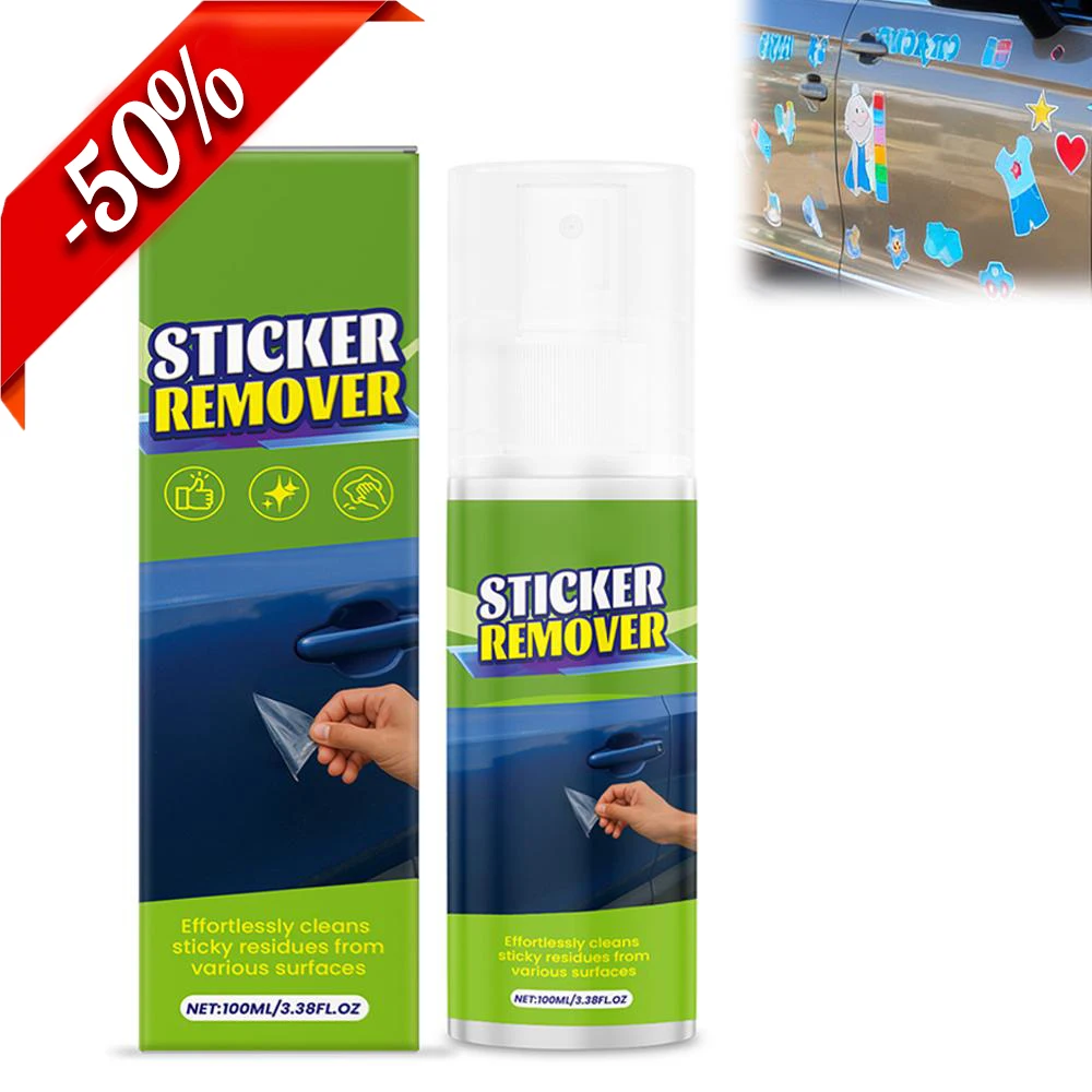 Kleber-Klebstoffentferner, sicherer Kleber- und Aufkleberentferner für Etiketten, Klebebandrückstände, Fett, Teer, Zahnfleisch, Buntstifte, Kerzenwachs, 100 ml