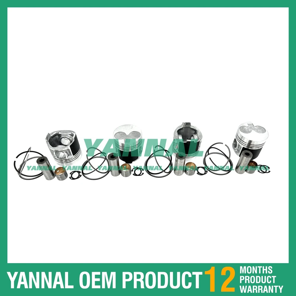 مكبس مع حلقات لأجزاء محرك Shibaura N844L-T #2