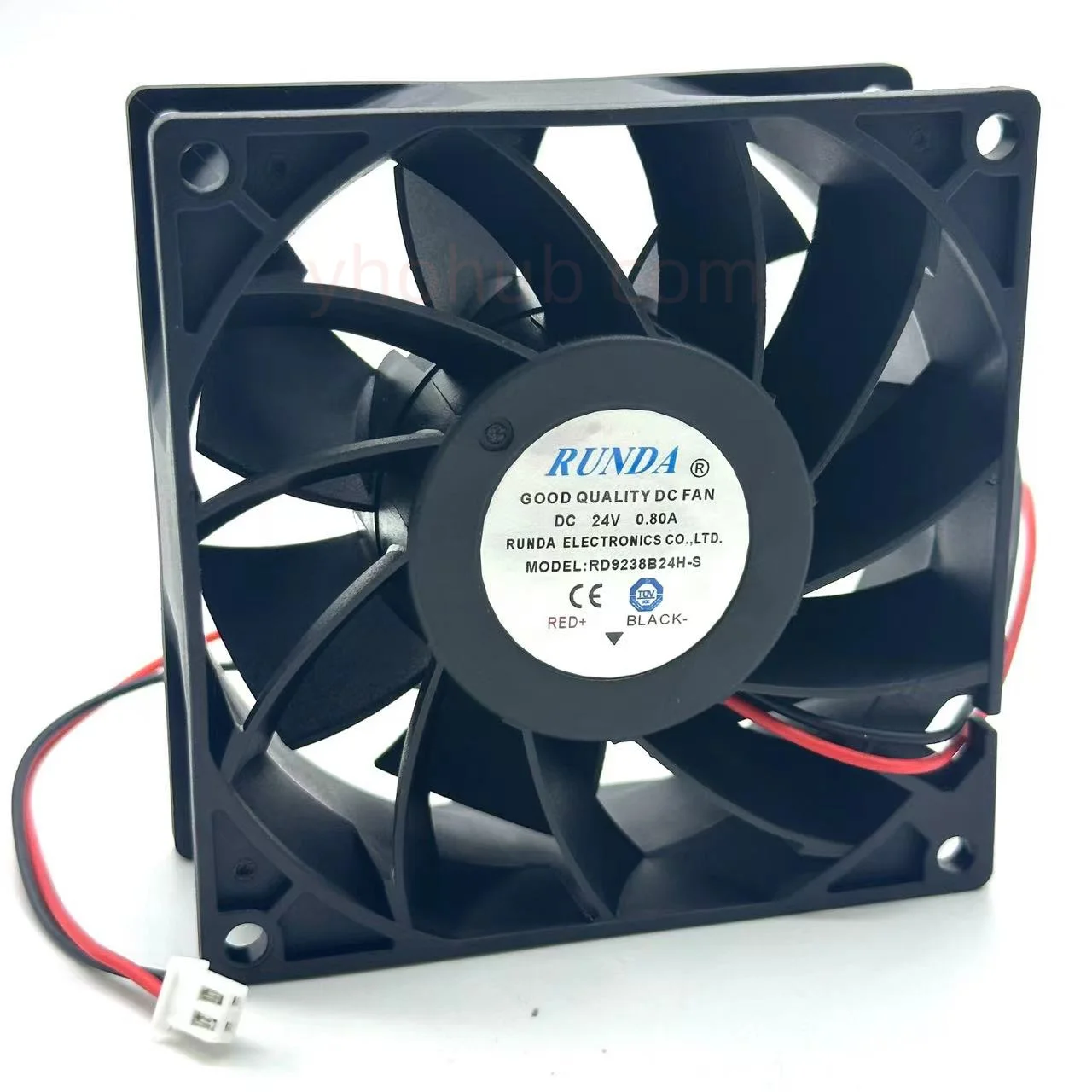 

RUNDA RD9238B24H-S DC 24V 0.80A 90x90x38mm 2-Wire Server Cooling Fan