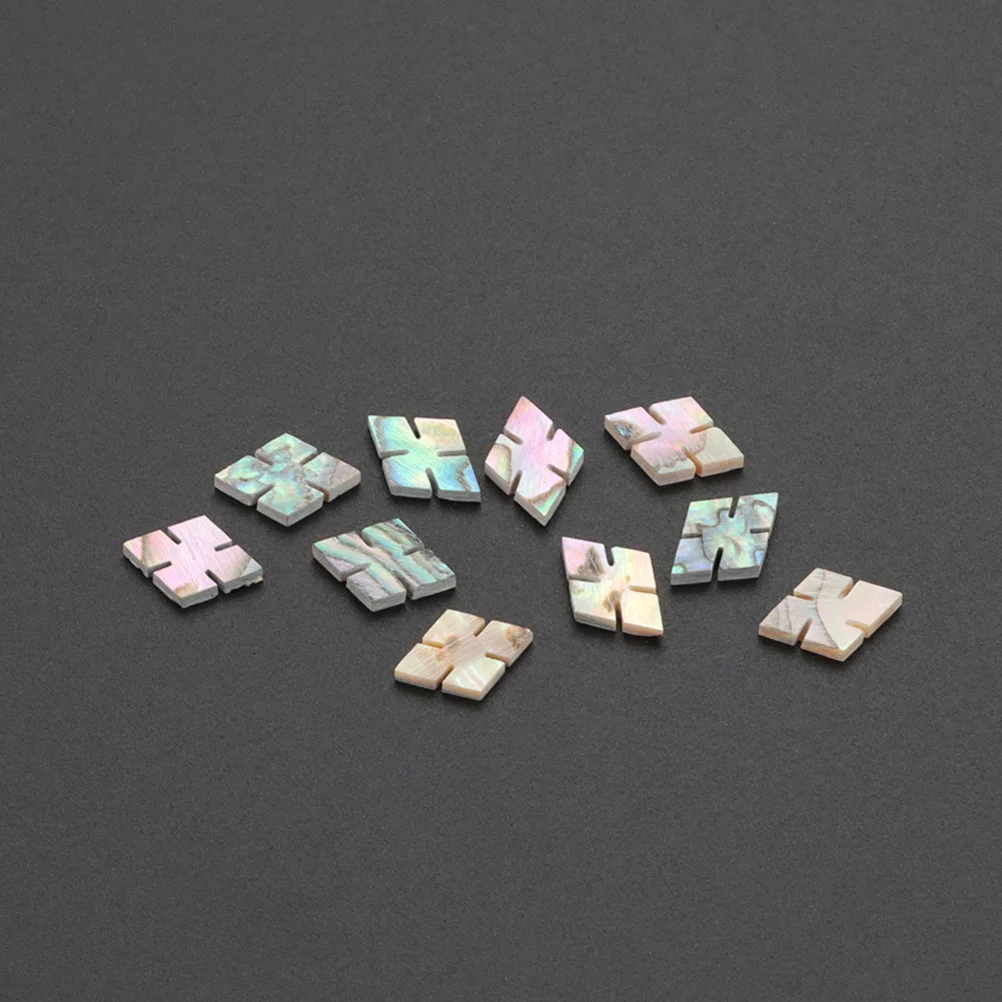 

10Pcs Guitar Fretboard Markers Square Decorative Stickers for Acoustic Bass Ukulele Mandolin Fretboard Replacement Music