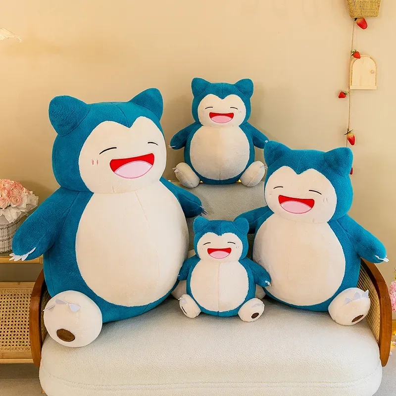 45cm Pokemon Cartoon Snorlax Pluszowa zabawka Anime Movie Pocket Monster Nowa rzadka miękka wypchana lalka dla chłopców i dziewczynek Prezenty urodzinowe