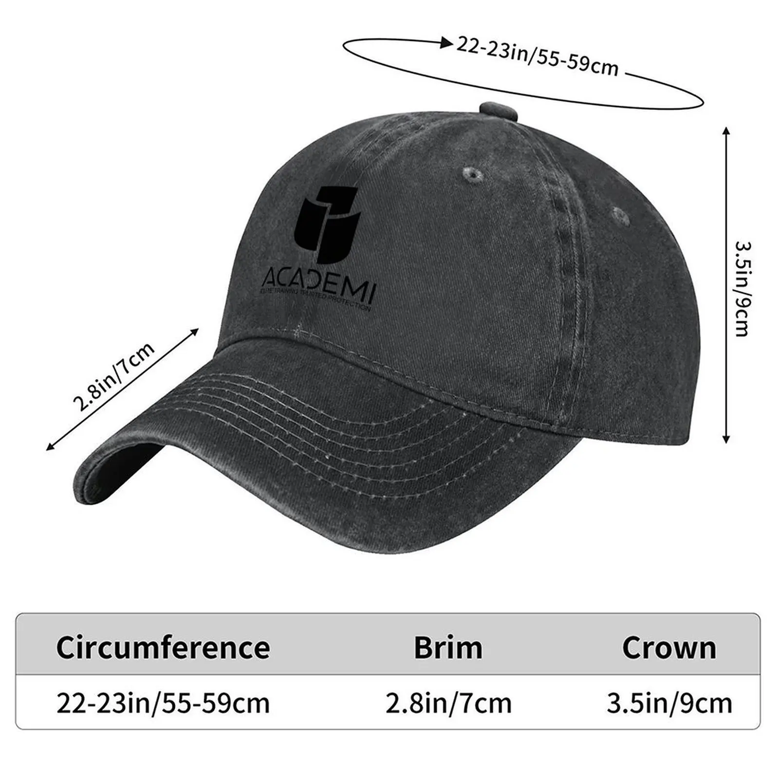 ACADEMI Baseball Cap fishing caps man derby hat Hat Man For The Sun sun caps Woman Men's