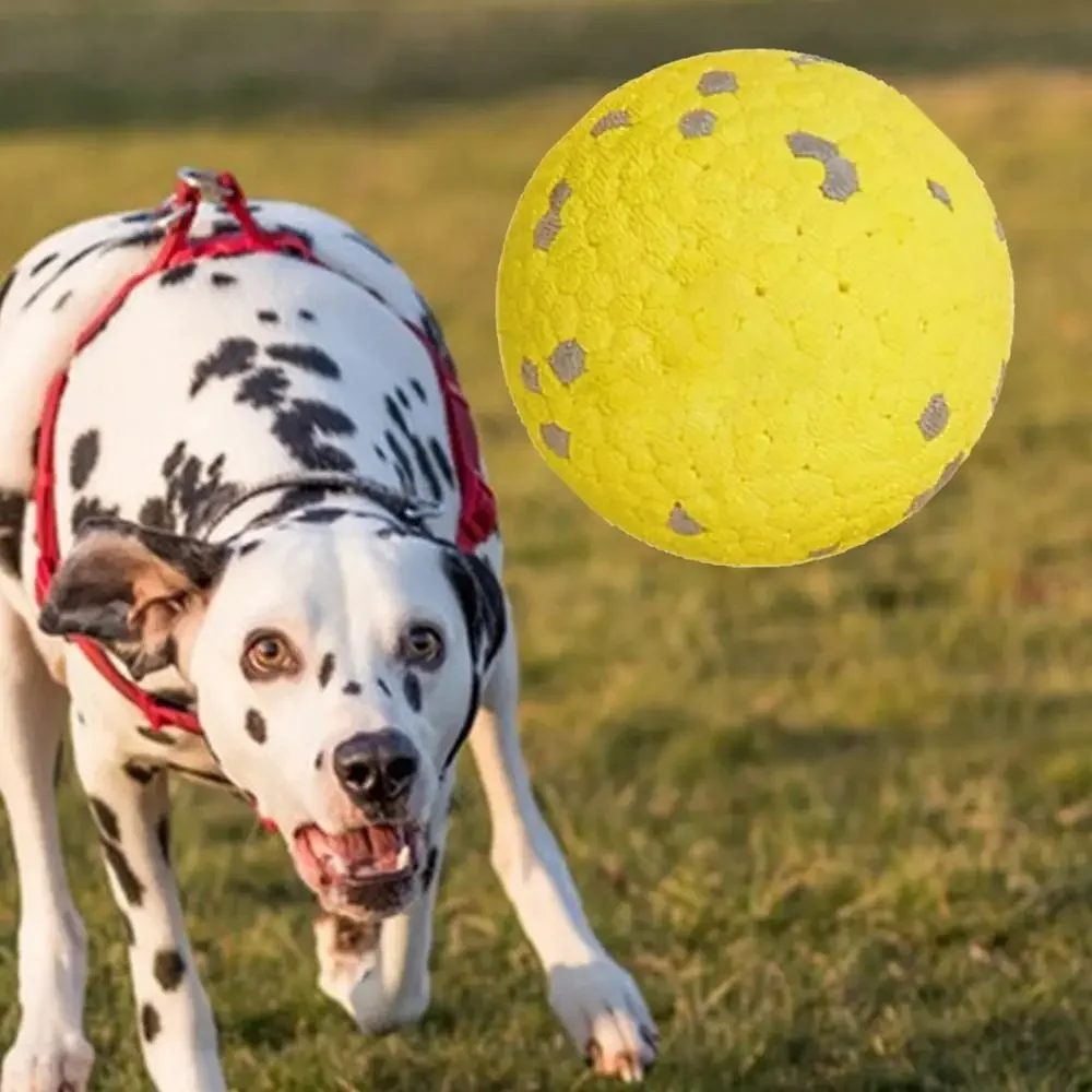 Pelota calmante reutilizable creativa para perros, juguete ligero para masticar, soporte emocional interactivo, antiestrés para mascotas