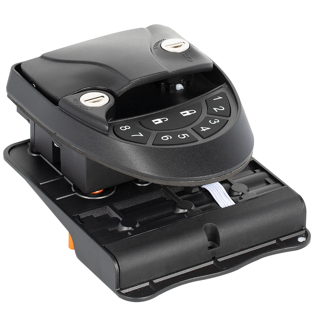Daiertek Rv قفل باب دخول بدون مفتاح مع 2 مفاتيح دخول بدون مفتاح قفل الباب مزلاج مقبض مقبض ديدبولت RV قافلة مقطورة سيارة تخييم #2