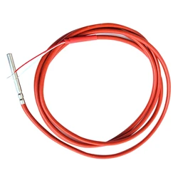 5X 2 Wire PT1000 Temperature Sensor Thermistor Silicone Gel Coated 1.5Meters Probe 45Mm X 5Mm -50-180 Centigrade Rtds