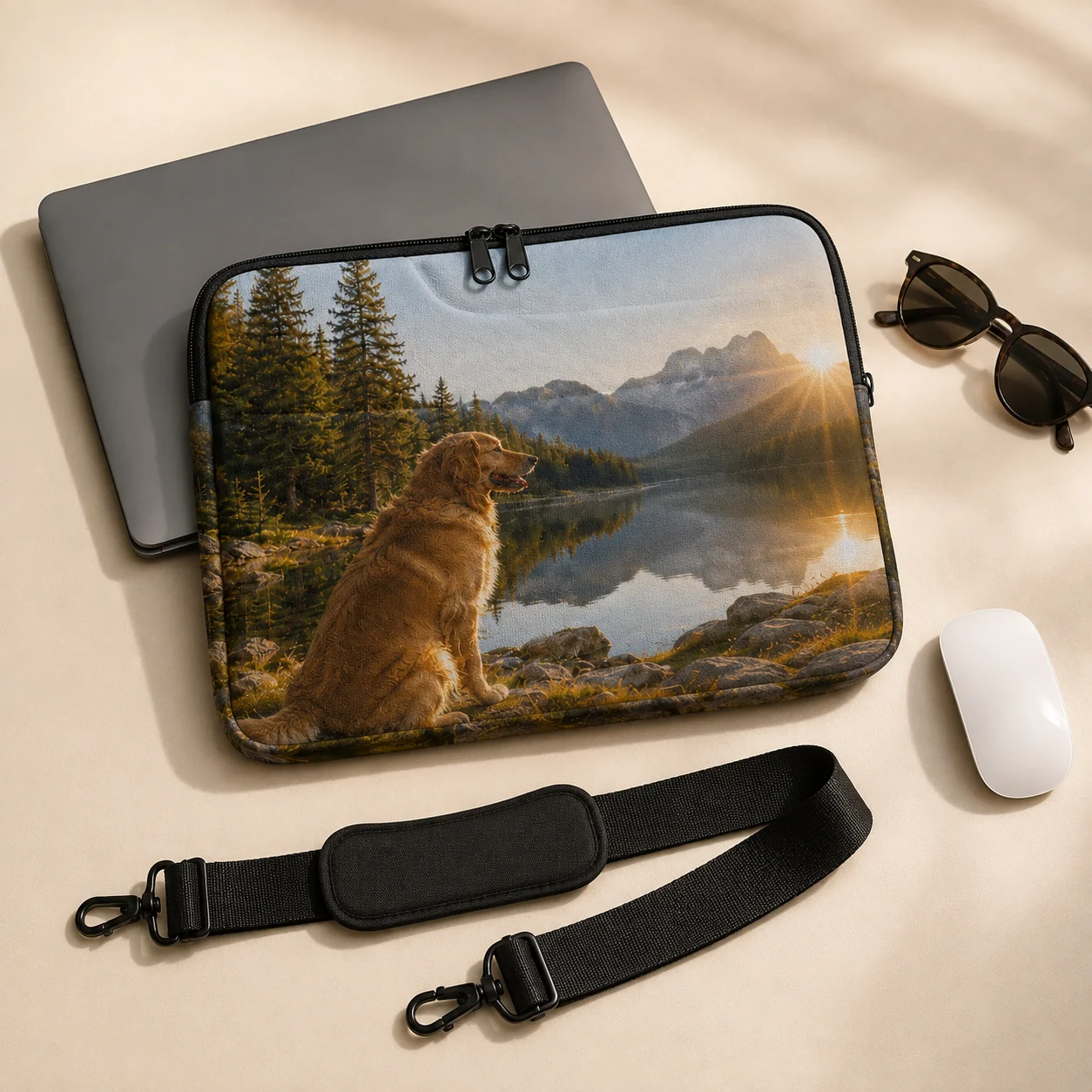 Personalized Laptop Sleeve 14 15.6 17 Inch Custom Computer Bag Waterproof Shockproof Notebook Case Business Travel Carry Bags