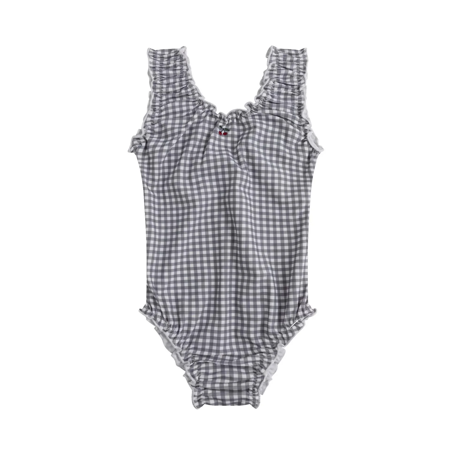 Toddler Kids Girls One-piece Swimsuit Children's Cute Cherry Printed Plaid Swimsuit Quick-drying Breathable Swimwear view 5