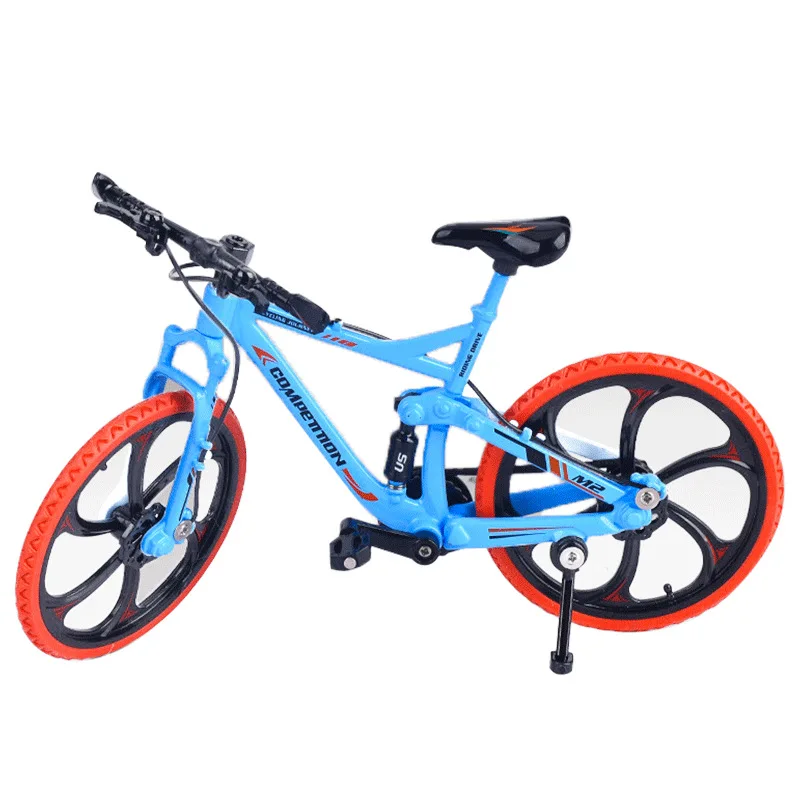 Ozdoba modelu roweru ze stopu 1:8; pojedynczy metalowy model zabawki; ozdoba z kolekcji butikowej.