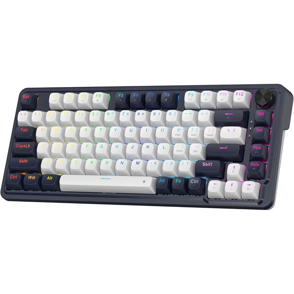 

81-Key 8K Wired Mechanical Keyboard with Silky Magnetic Switch, Dual-Floating Structure, 5-Layer Noise Reduction