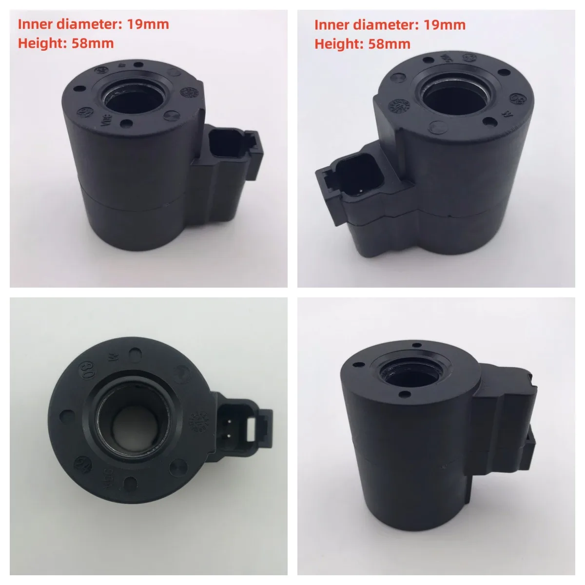 Coil Liu Gong Excavator Inner Diameter 19mm Height 58mm Voltage DC12V DC24V High Power Construction Machinery Coil