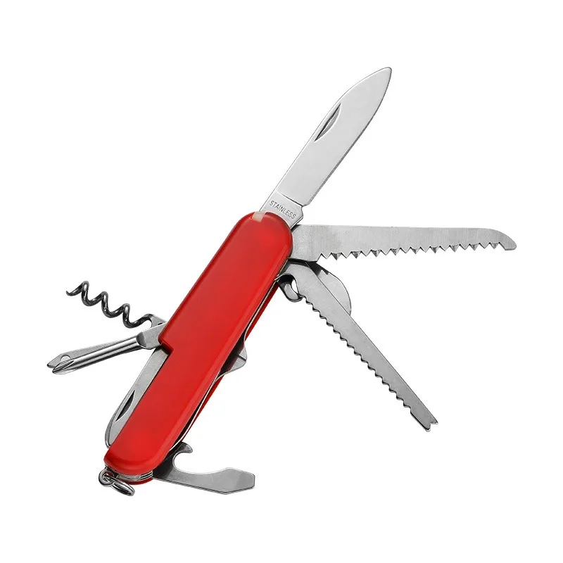 Household multifunctional military knife stainless steel gift folding knife outdoor knife tool knife giveaway knife pliers